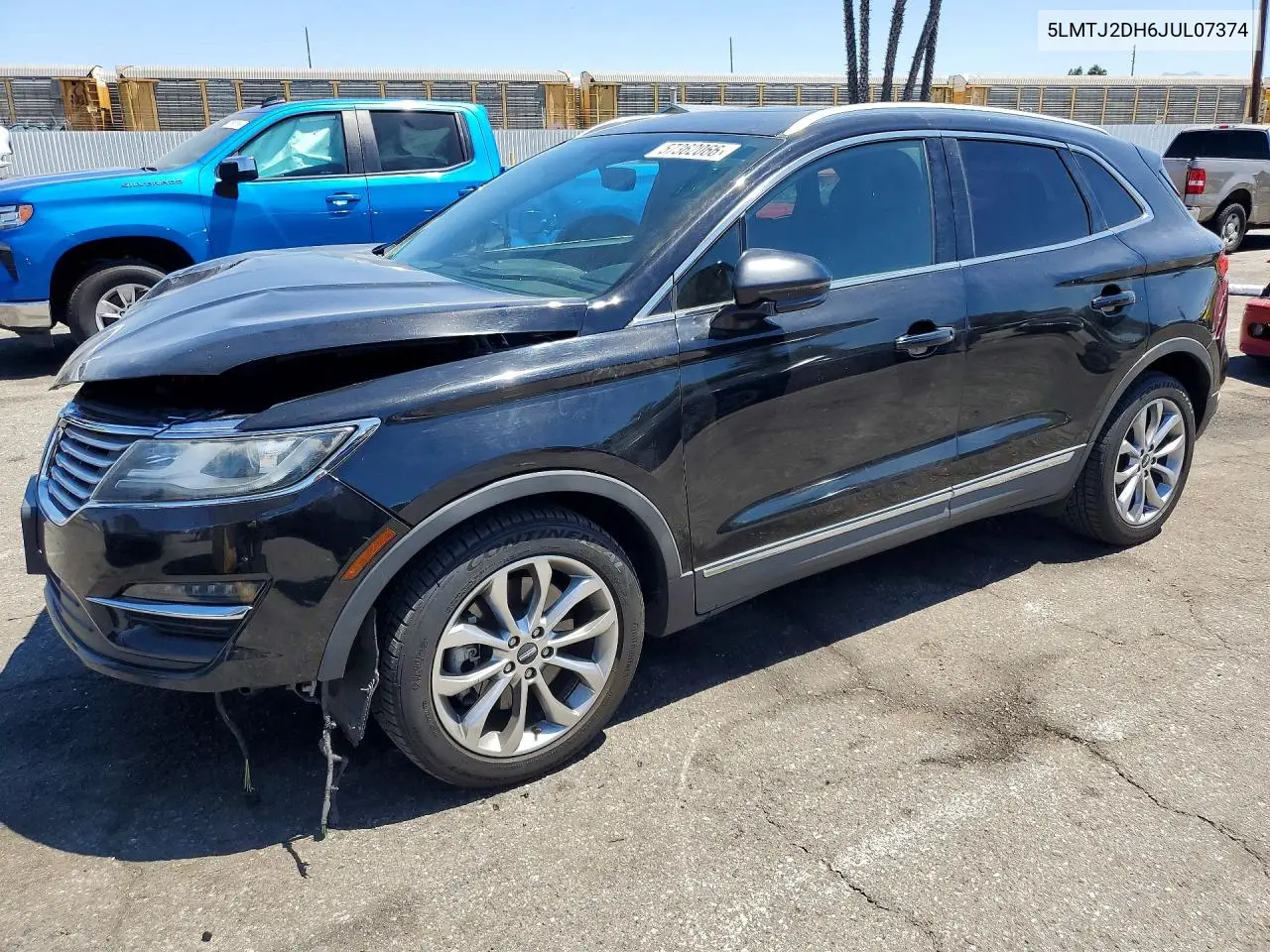 2018 Lincoln Mkc Select VIN: 5LMTJ2DH6JUL07374 Lot: 57362066