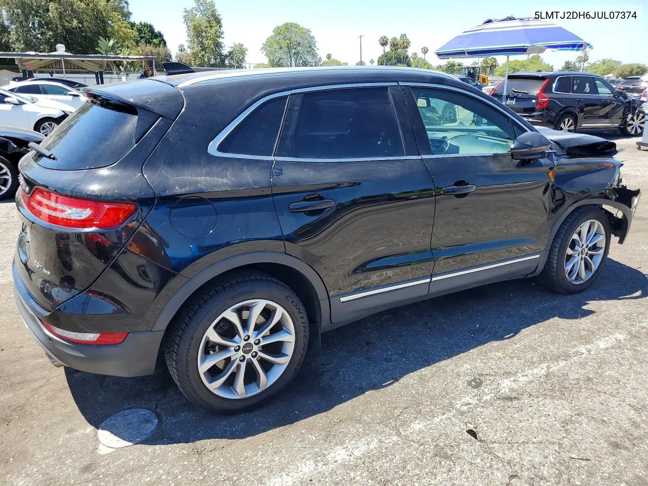 2018 Lincoln Mkc Select VIN: 5LMTJ2DH6JUL07374 Lot: 57362066