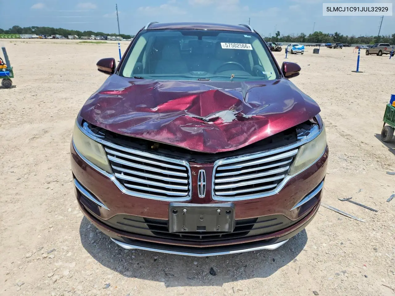 2018 Lincoln Mkc Premiere VIN: 5LMCJ1C91JUL32929 Lot: 57502566