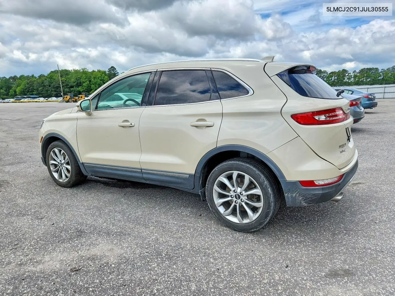 2018 Lincoln Mkc Select VIN: 5LMCJ2C91JUL30555 Lot: 58111686