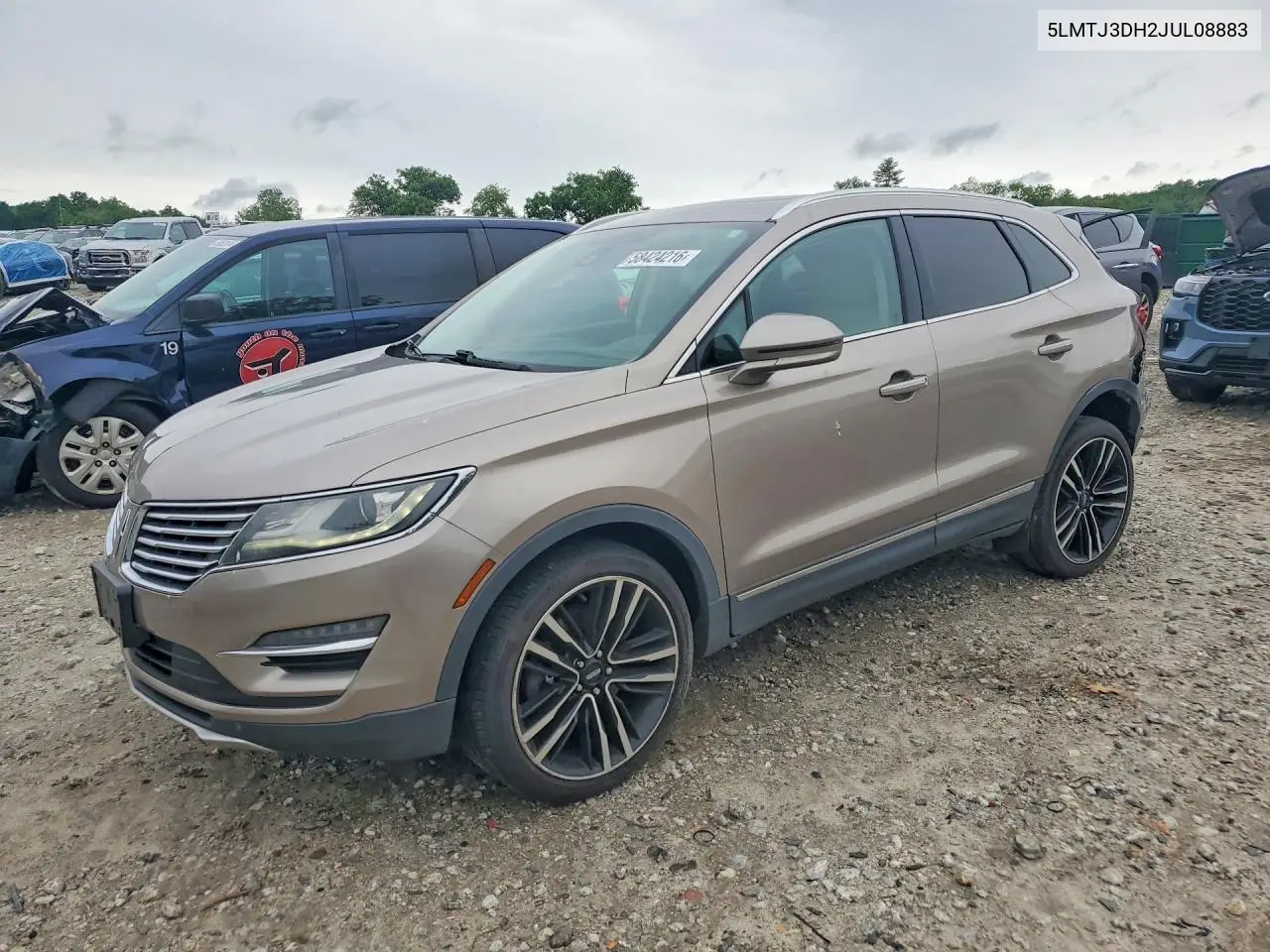 2018 Lincoln Mkc Reserve VIN: 5LMTJ3DH2JUL08883 Lot: 58424216