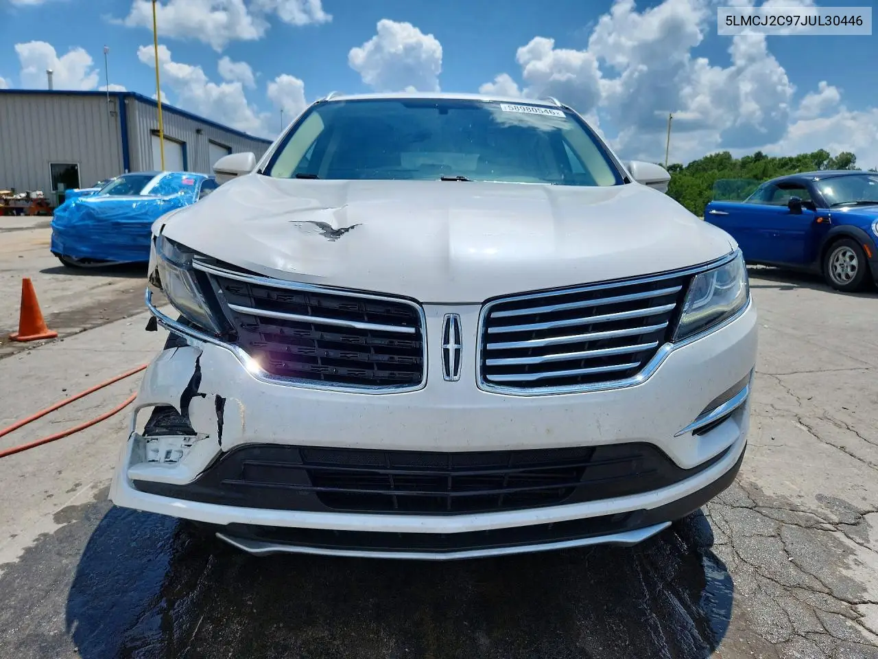 2018 Lincoln Mkc Select VIN: 5LMCJ2C97JUL30446 Lot: 58980546