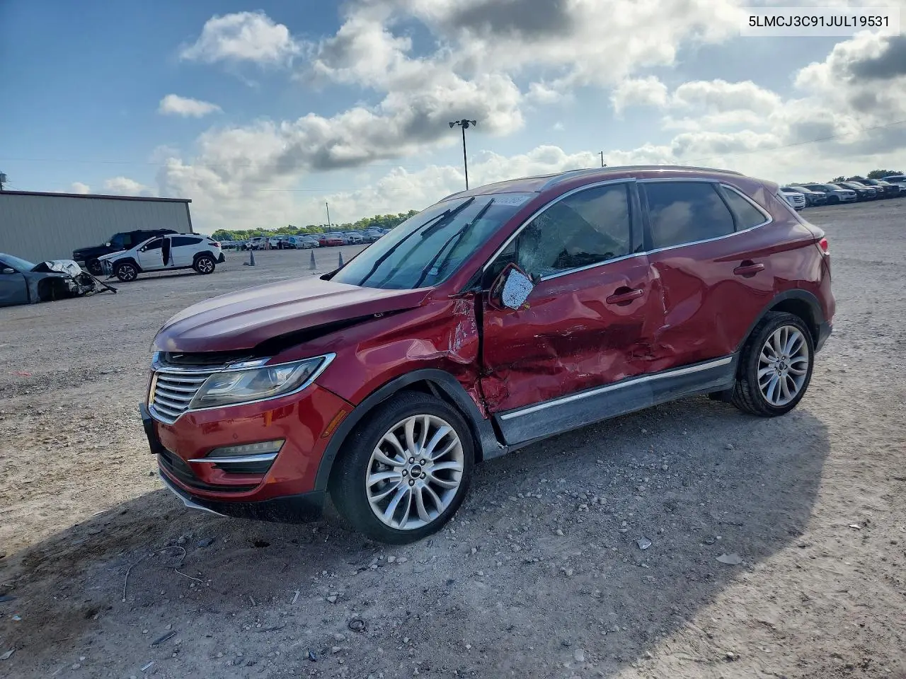 2018 Lincoln Mkc Reserve VIN: 5LMCJ3C91JUL19531 Lot: 59315286