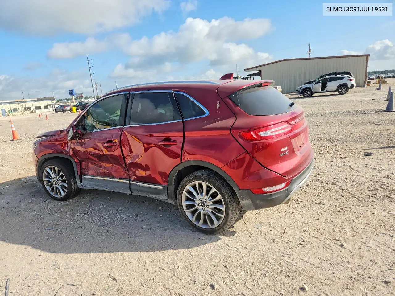 2018 Lincoln Mkc Reserve VIN: 5LMCJ3C91JUL19531 Lot: 59315286