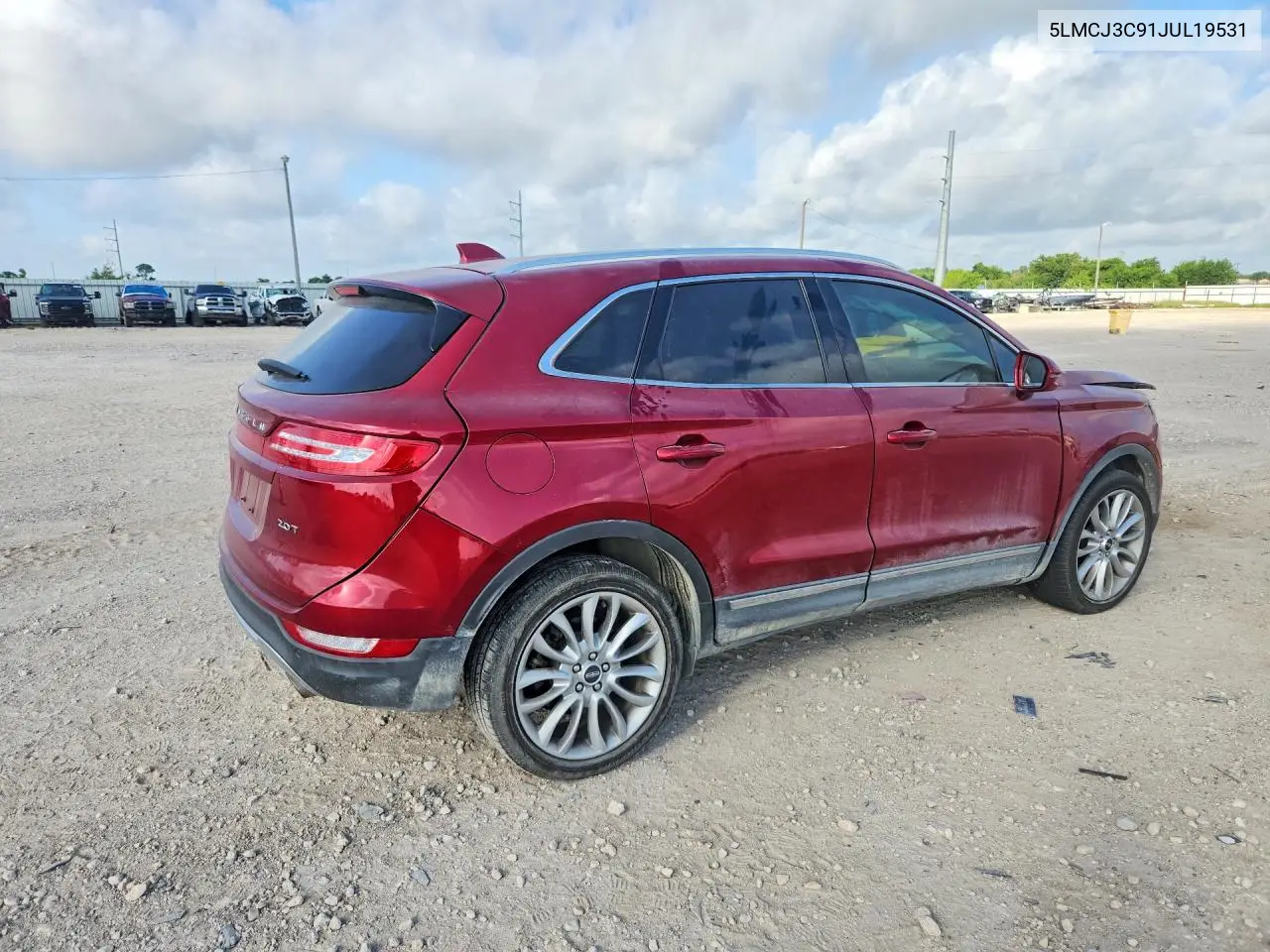 2018 Lincoln Mkc Reserve VIN: 5LMCJ3C91JUL19531 Lot: 59315286