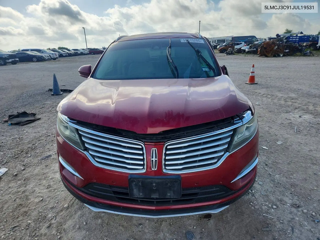 2018 Lincoln Mkc Reserve VIN: 5LMCJ3C91JUL19531 Lot: 59315286