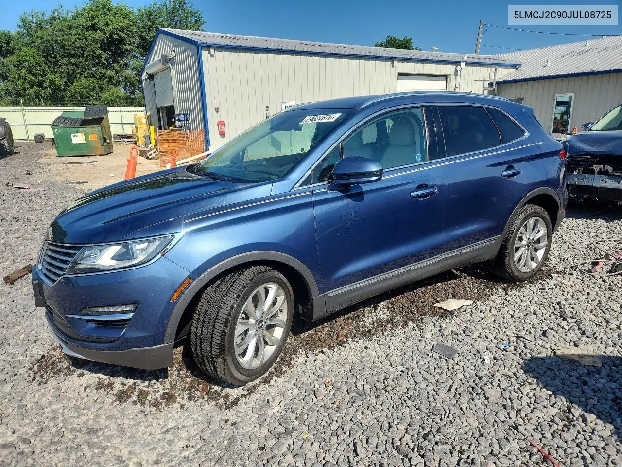 2018 Lincoln Mkc Select VIN: 5LMCJ2C90JUL08725 Lot: 59624676