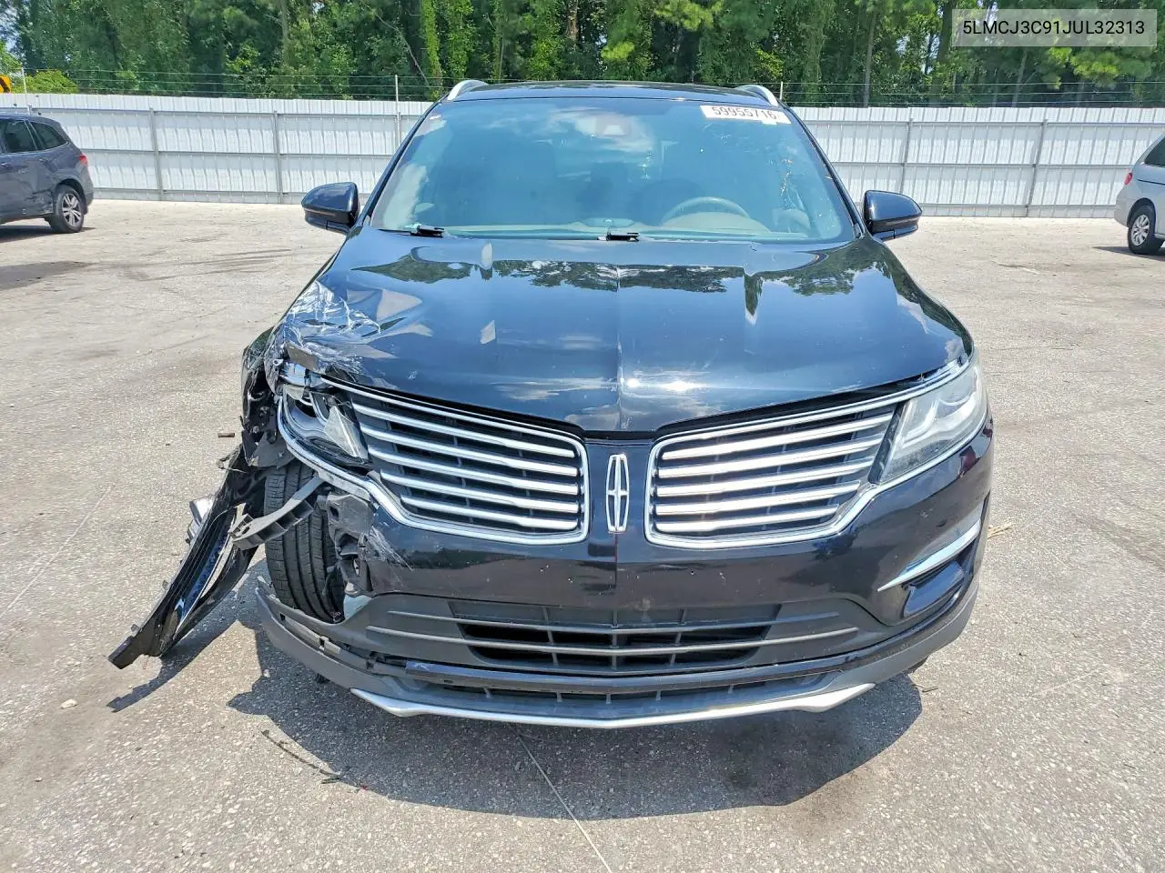 2018 Lincoln Mkc Reserve VIN: 5LMCJ3C91JUL32313 Lot: 59955716