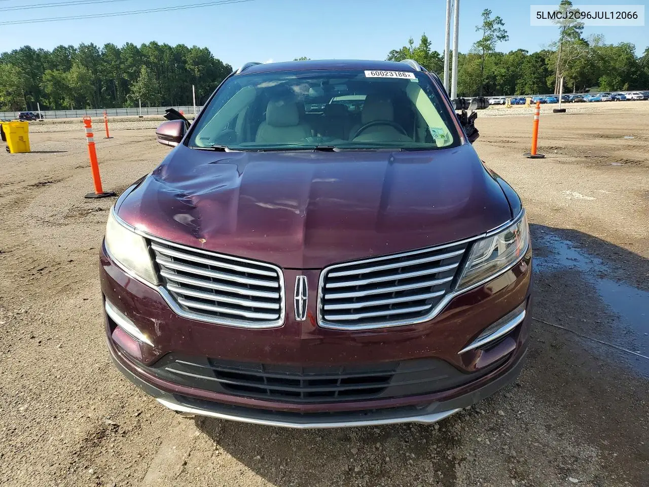 2018 Lincoln Mkc Select VIN: 5LMCJ2C96JUL12066 Lot: 60023186