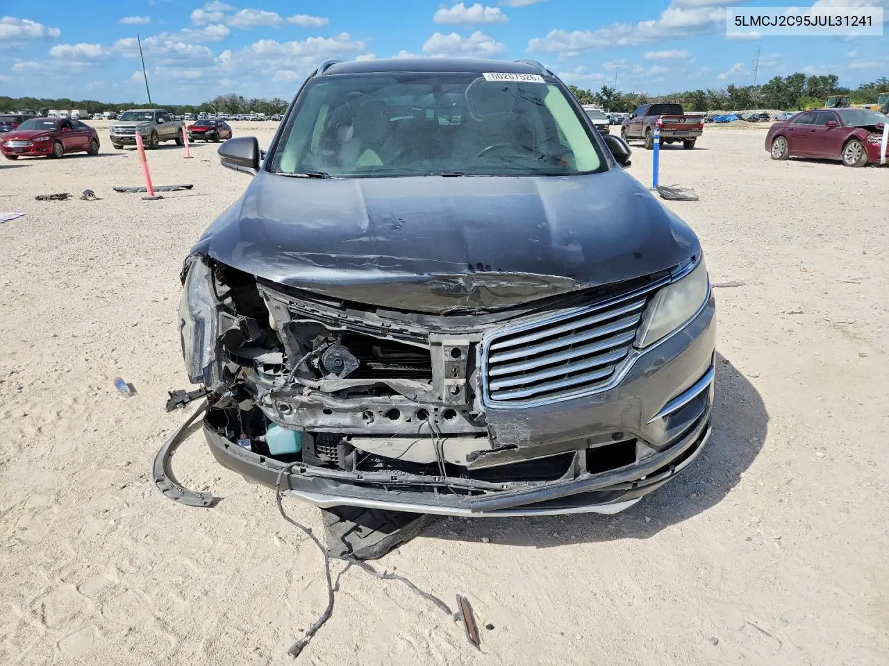 2018 Lincoln Mkc Select VIN: 5LMCJ2C95JUL31241 Lot: 60267526