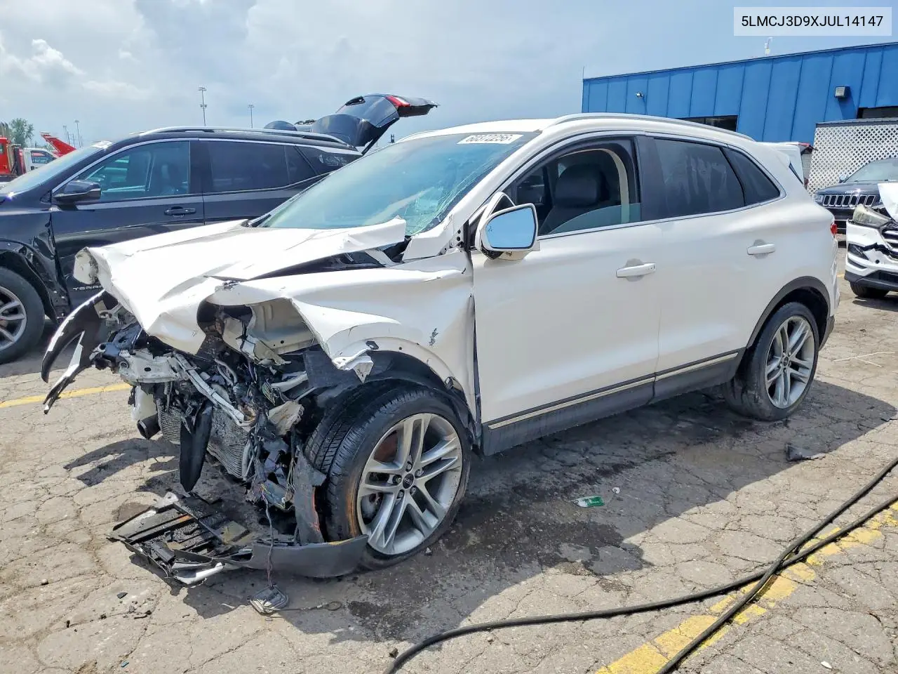 2018 Lincoln Mkc Reserve VIN: 5LMCJ3D9XJUL14147 Lot: 60372256