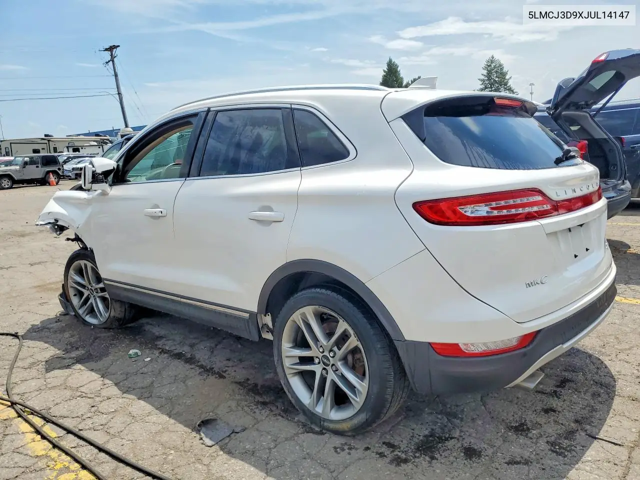 2018 Lincoln Mkc Reserve VIN: 5LMCJ3D9XJUL14147 Lot: 60372256