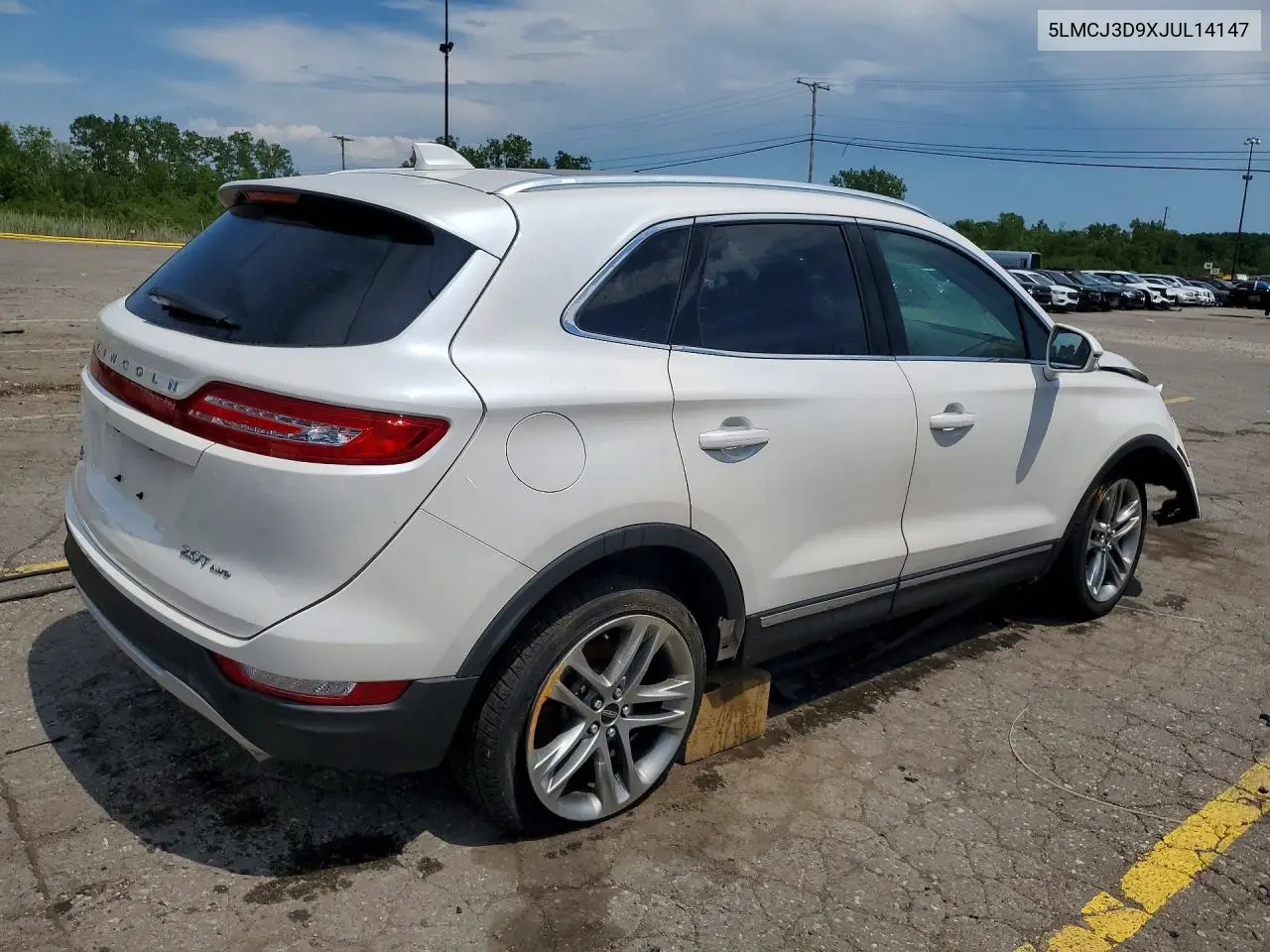 2018 Lincoln Mkc Reserve VIN: 5LMCJ3D9XJUL14147 Lot: 60372256