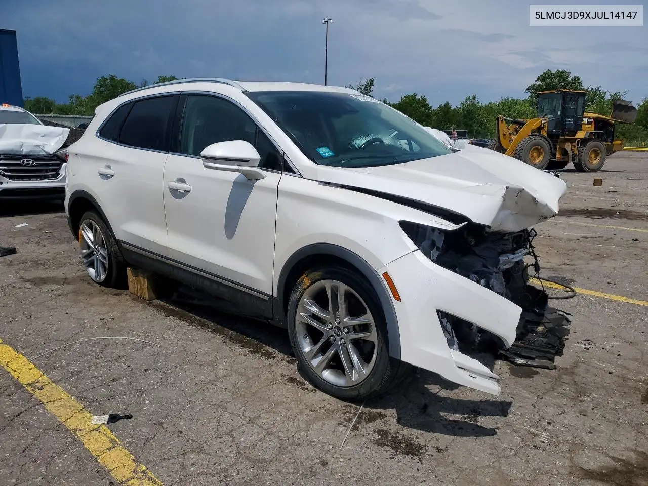2018 Lincoln Mkc Reserve VIN: 5LMCJ3D9XJUL14147 Lot: 60372256