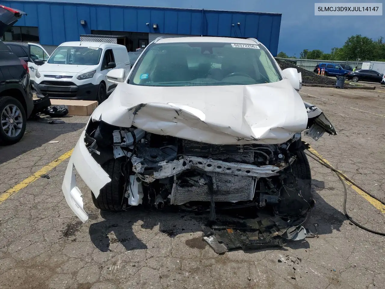 2018 Lincoln Mkc Reserve VIN: 5LMCJ3D9XJUL14147 Lot: 60372256