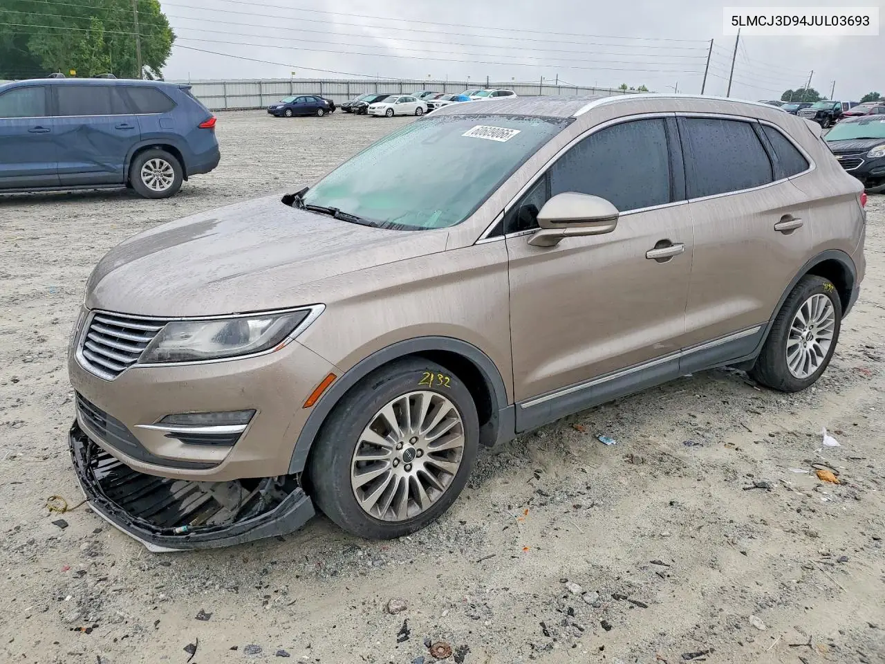 2018 Lincoln Mkc Reserve VIN: 5LMCJ3D94JUL03693 Lot: 60609066