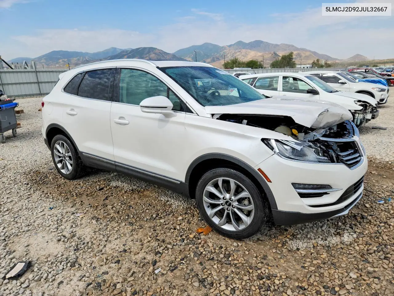 2018 Lincoln Mkc Select VIN: 5LMCJ2D92JUL32667 Lot: 60778226