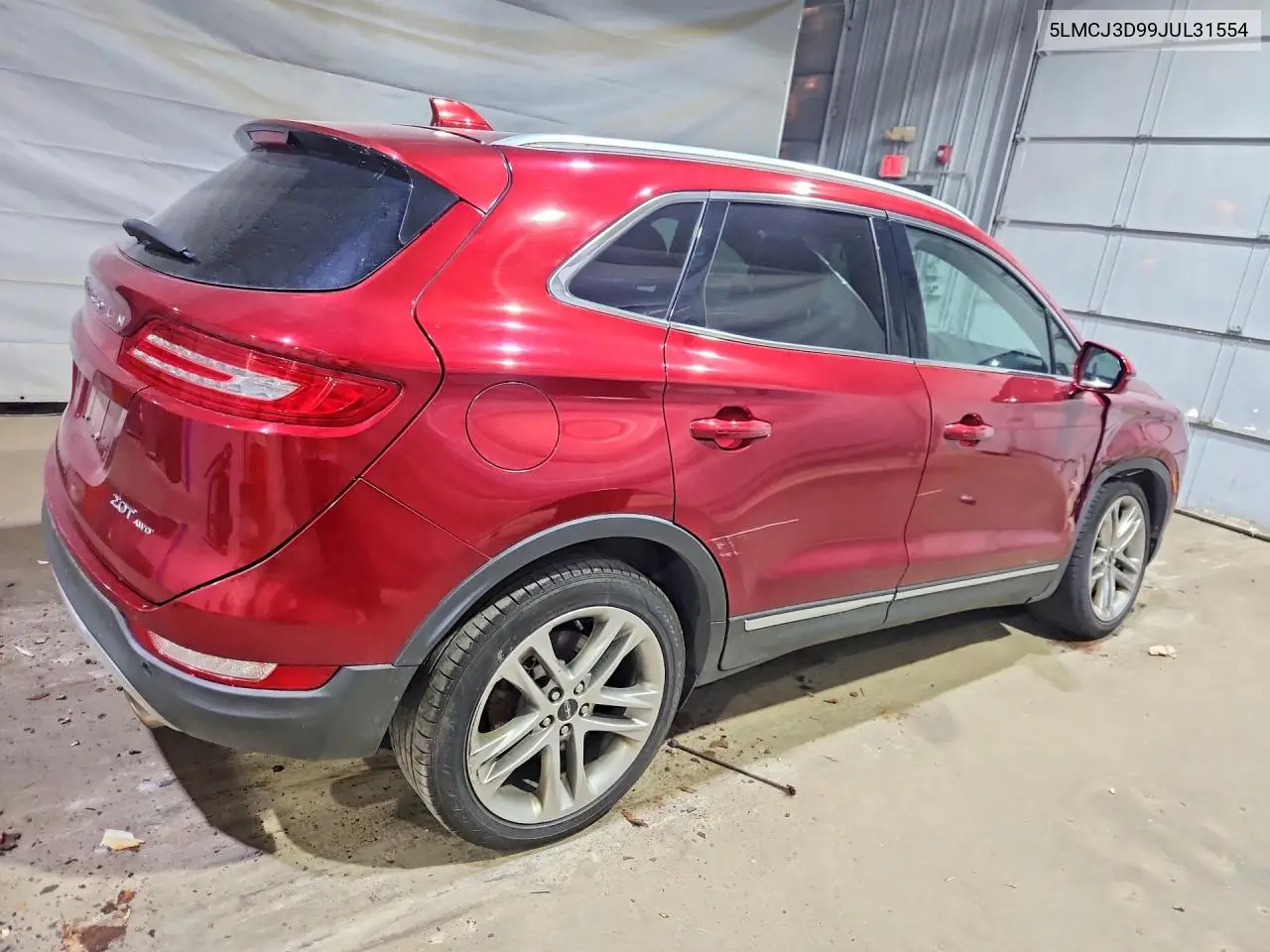 2018 Lincoln Mkc Reserve VIN: 5LMCJ3D99JUL31554 Lot: 60951006