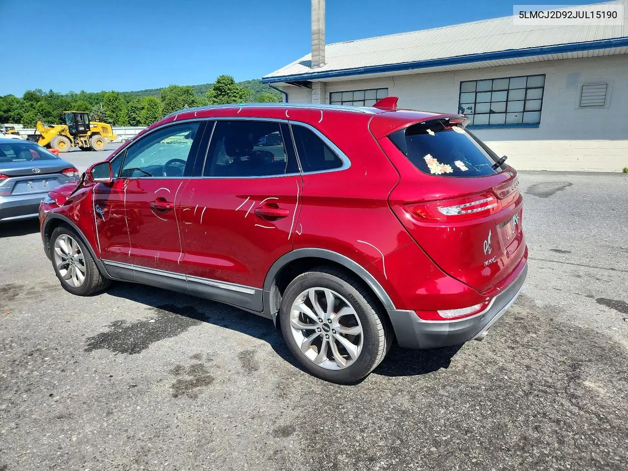 2018 Lincoln Mkc Select VIN: 5LMCJ2D92JUL15190 Lot: 61476866