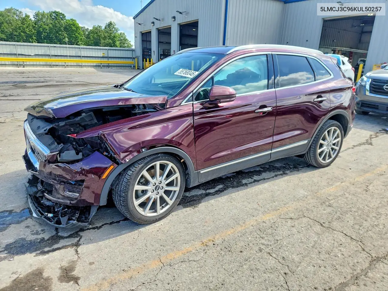 2019 Lincoln Mkc Reserve VIN: 5LMCJ3C96KUL50257 Lot: 55768046