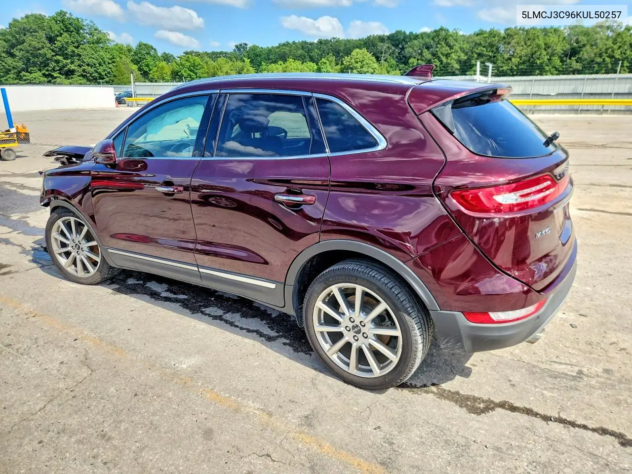 2019 Lincoln Mkc Reserve VIN: 5LMCJ3C96KUL50257 Lot: 55768046