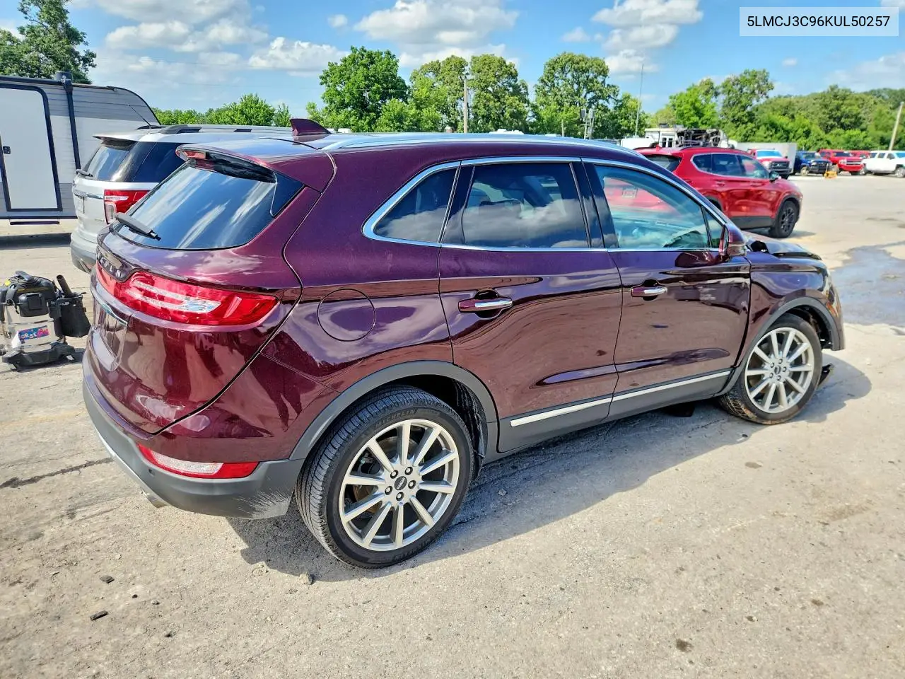 2019 Lincoln Mkc Reserve VIN: 5LMCJ3C96KUL50257 Lot: 55768046