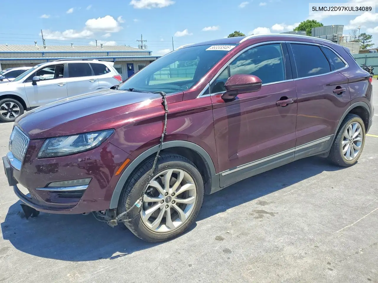 2019 Lincoln Mkc Select VIN: 5LMCJ2D97KUL34089 Lot: 56333346