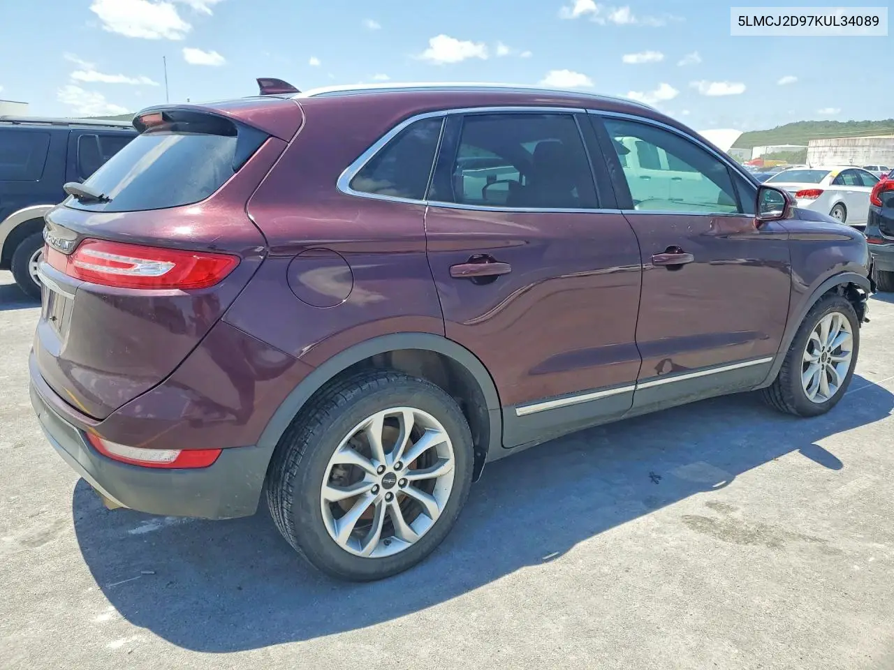 2019 Lincoln Mkc Select VIN: 5LMCJ2D97KUL34089 Lot: 56333346