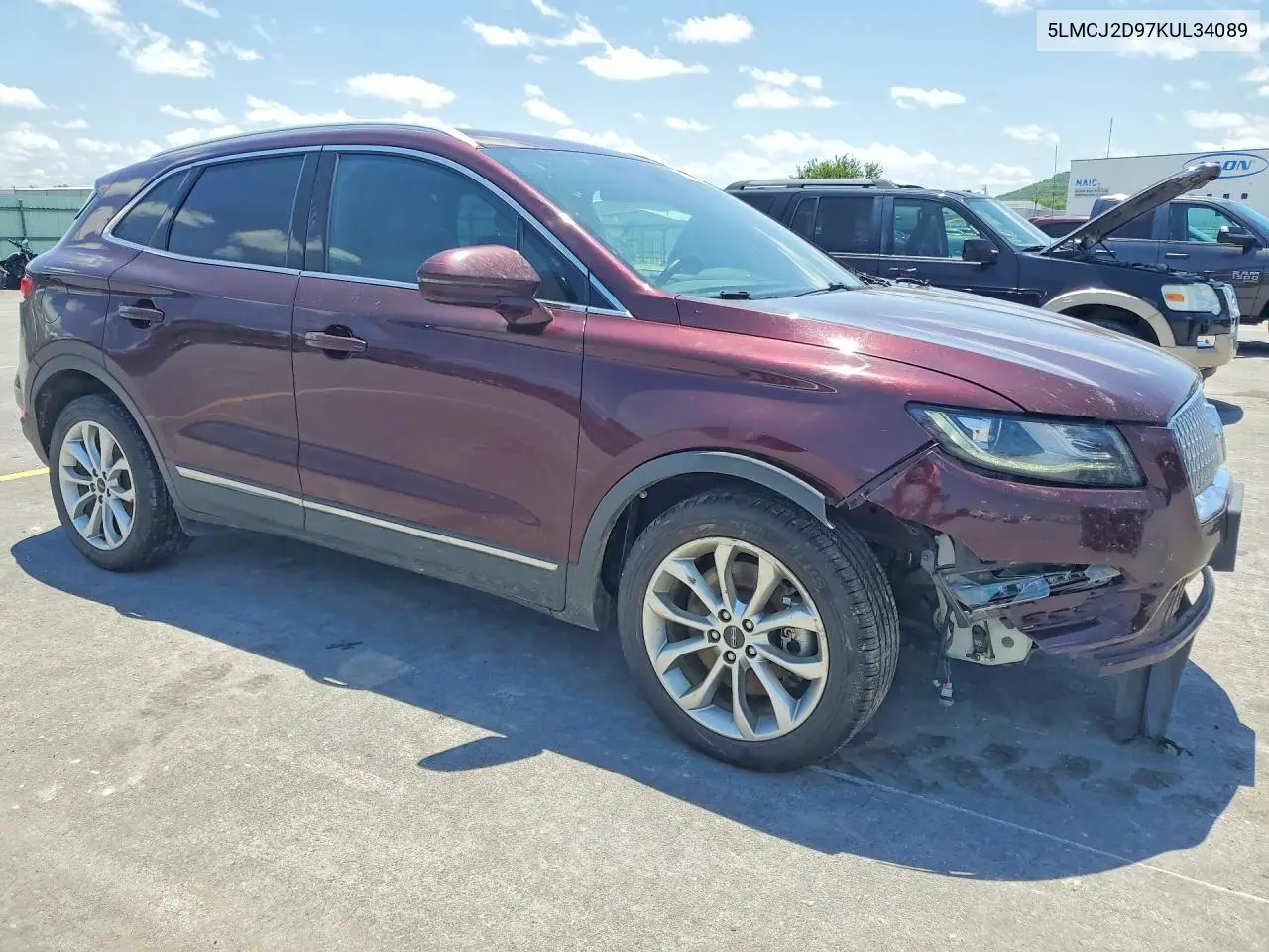 2019 Lincoln Mkc Select VIN: 5LMCJ2D97KUL34089 Lot: 56333346