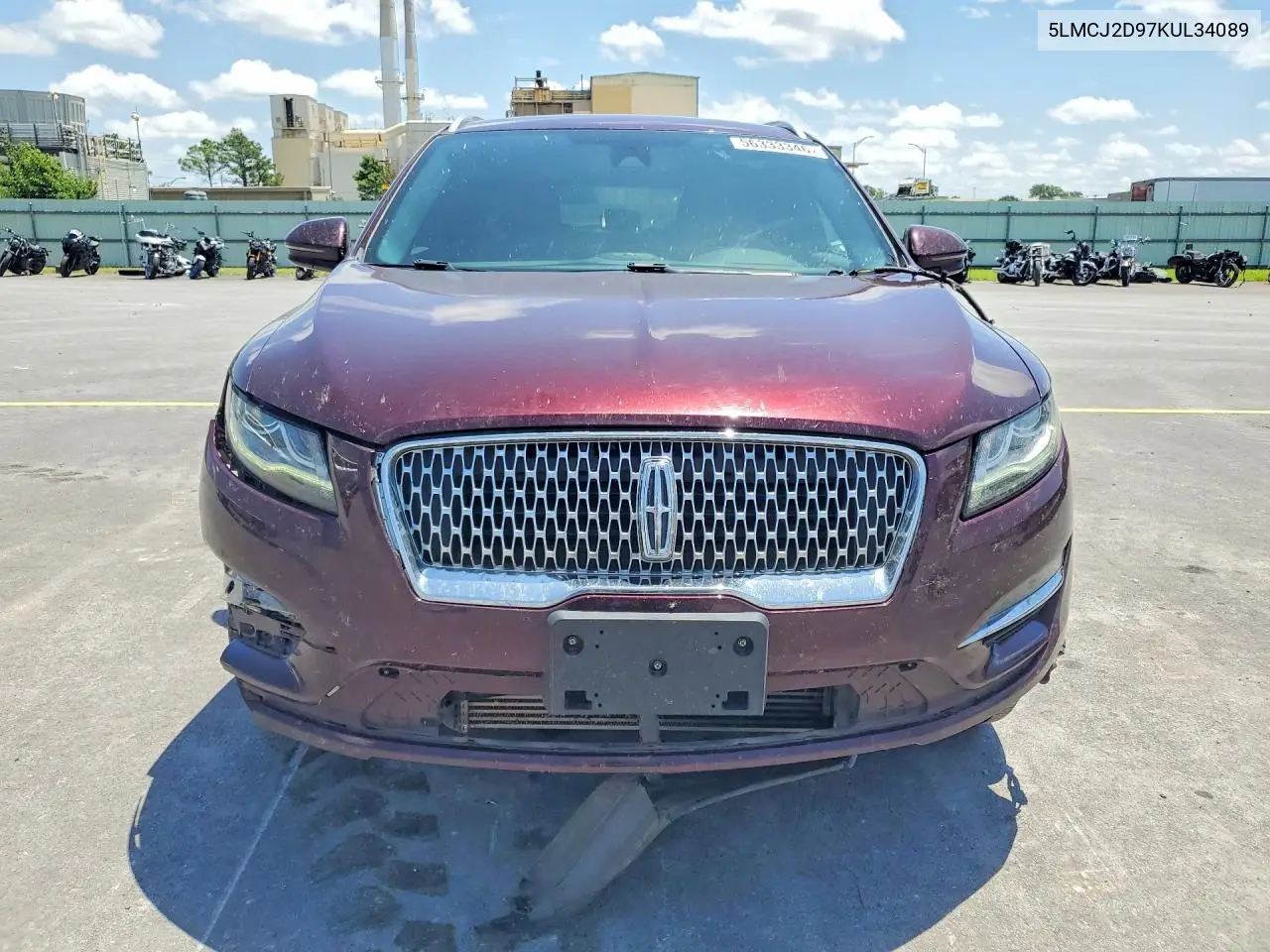 2019 Lincoln Mkc Select VIN: 5LMCJ2D97KUL34089 Lot: 56333346