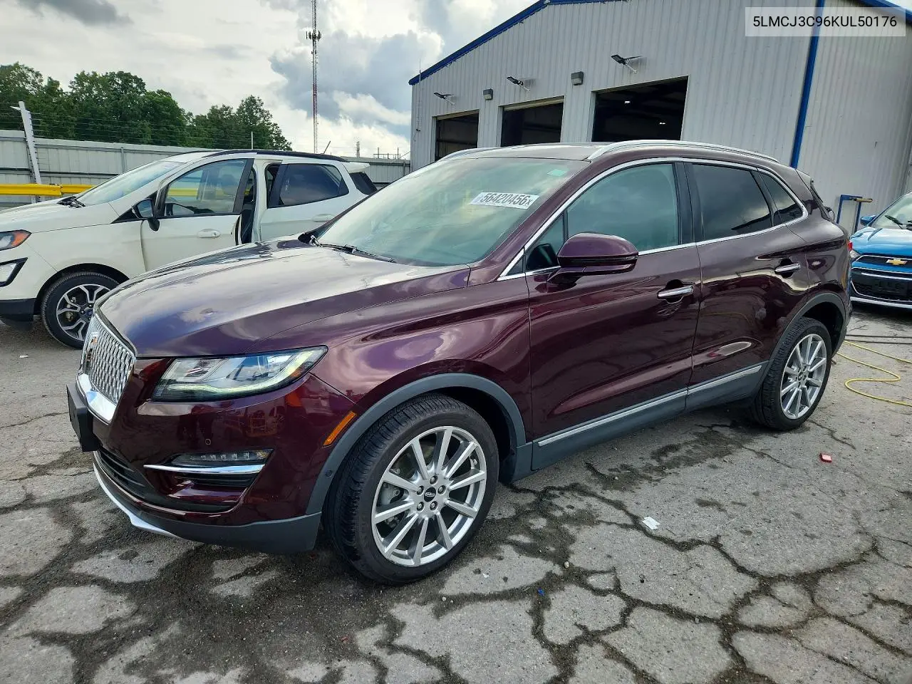 2019 Lincoln Mkc Reserve VIN: 5LMCJ3C96KUL50176 Lot: 56420456