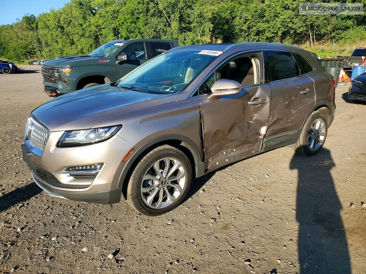 2019 Lincoln Mkc Select VIN: 5LMCJ2D9XKUL16329 Lot: 57133496