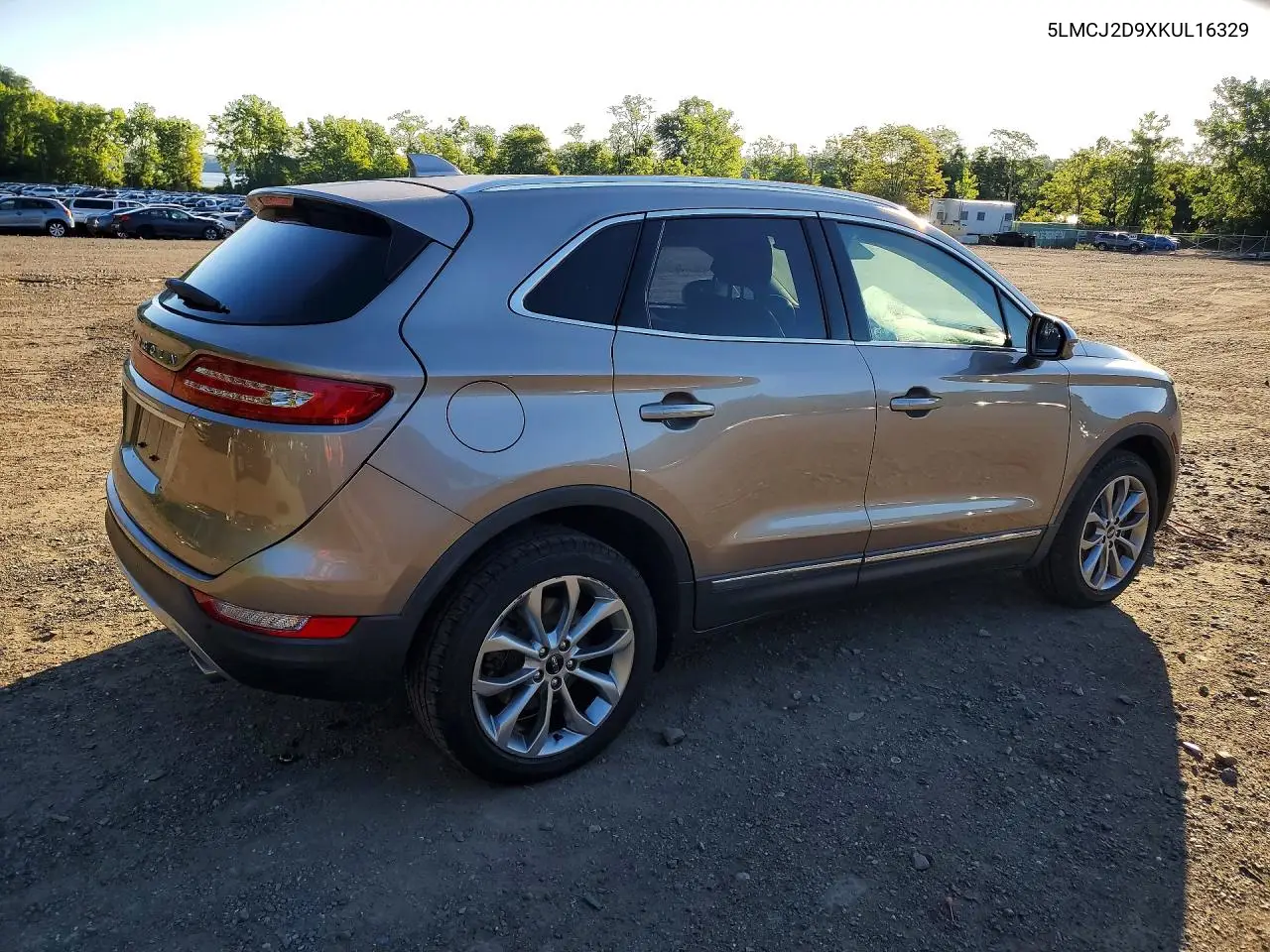 2019 Lincoln Mkc Select VIN: 5LMCJ2D9XKUL16329 Lot: 57133496