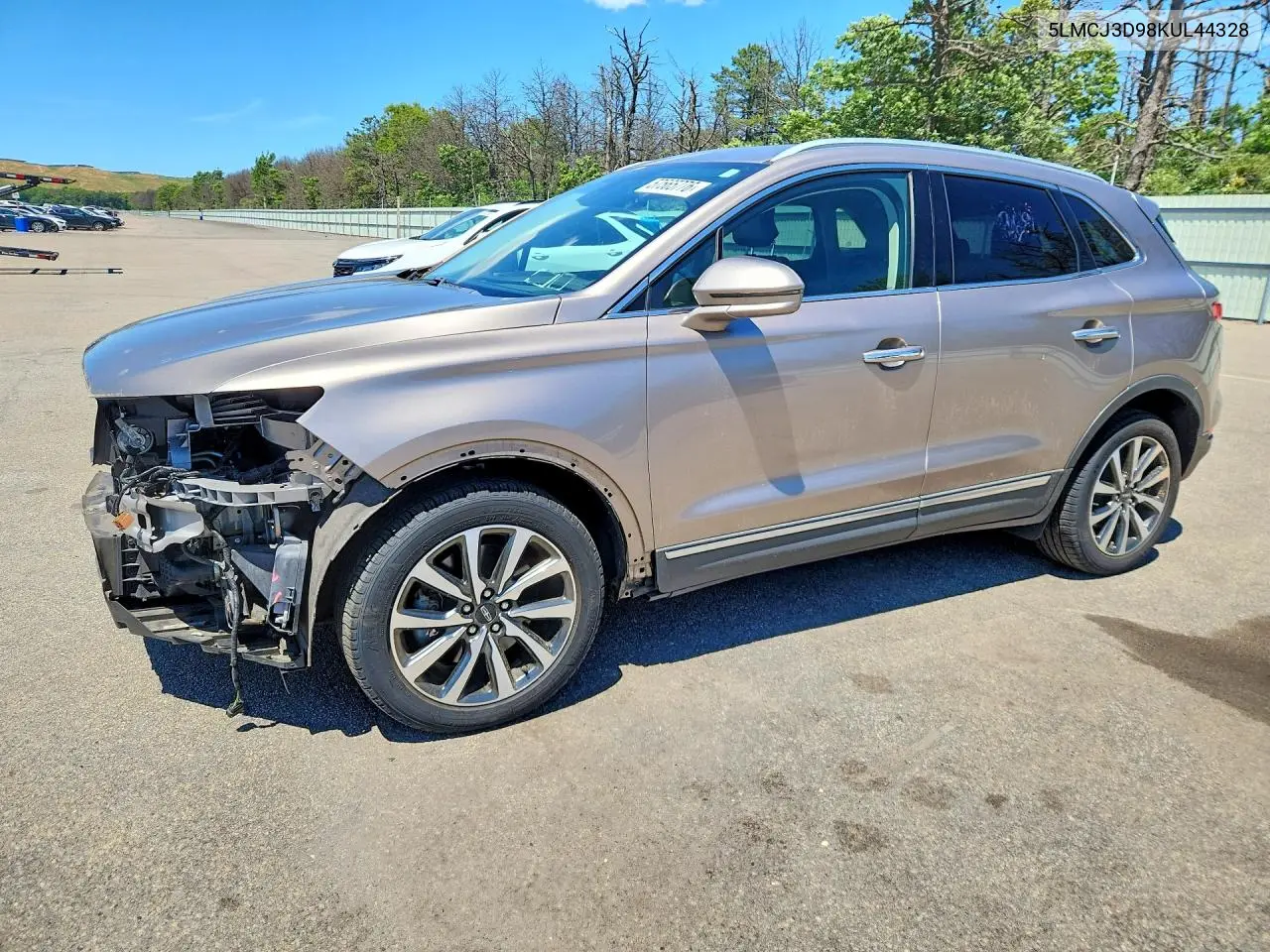2019 Lincoln Mkc Reserve VIN: 5LMCJ3D98KUL44328 Lot: 57565776