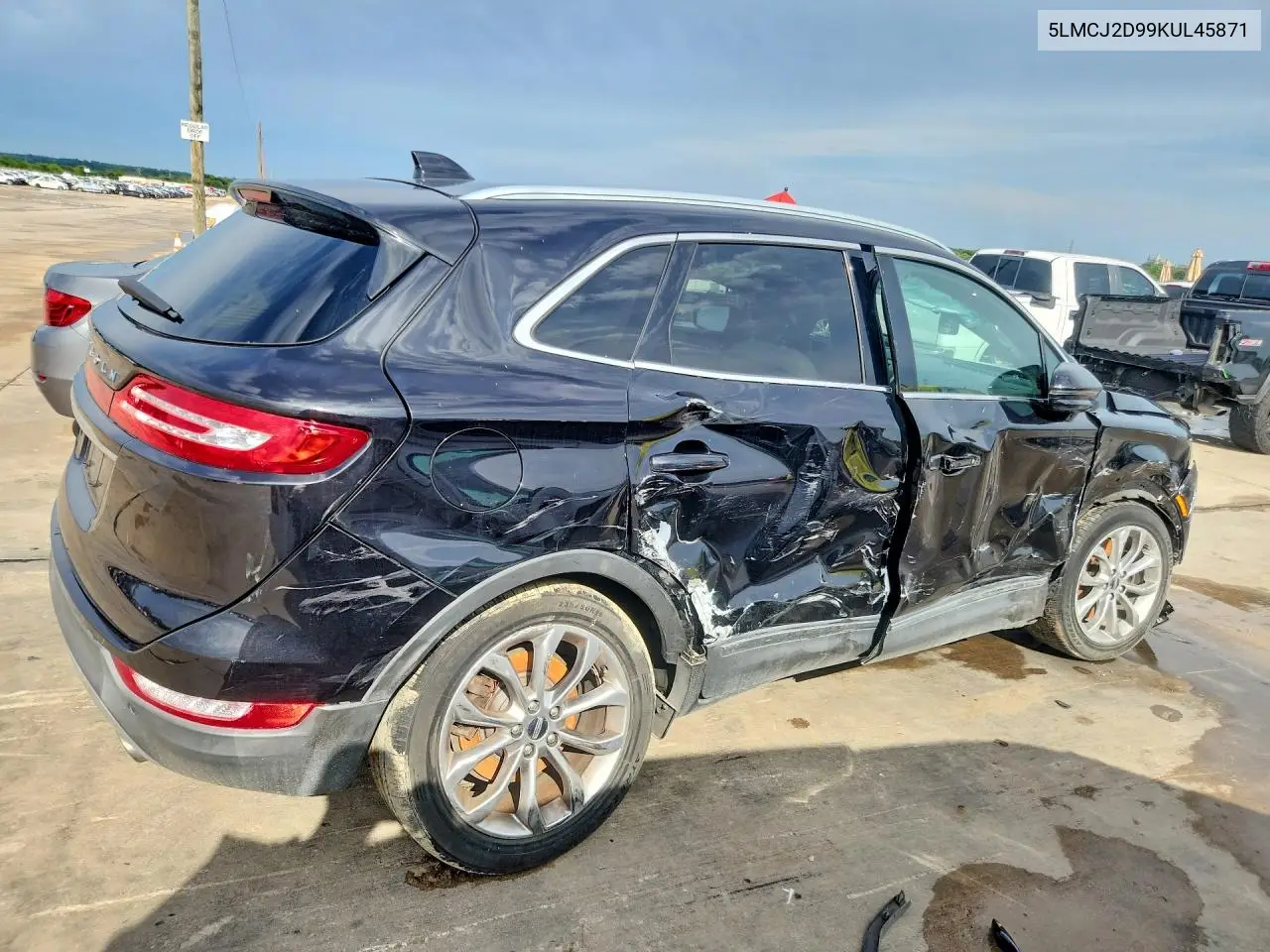 2019 Lincoln Mkc Select VIN: 5LMCJ2D99KUL45871 Lot: 58362316