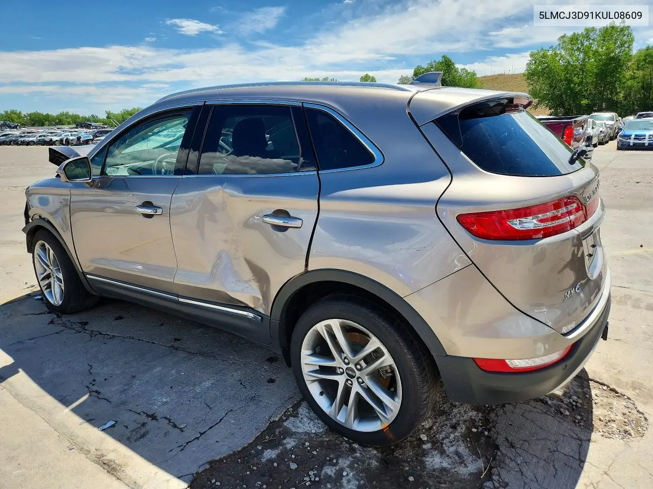 2019 Lincoln Mkc Reserve VIN: 5LMCJ3D91KUL08609 Lot: 58401116