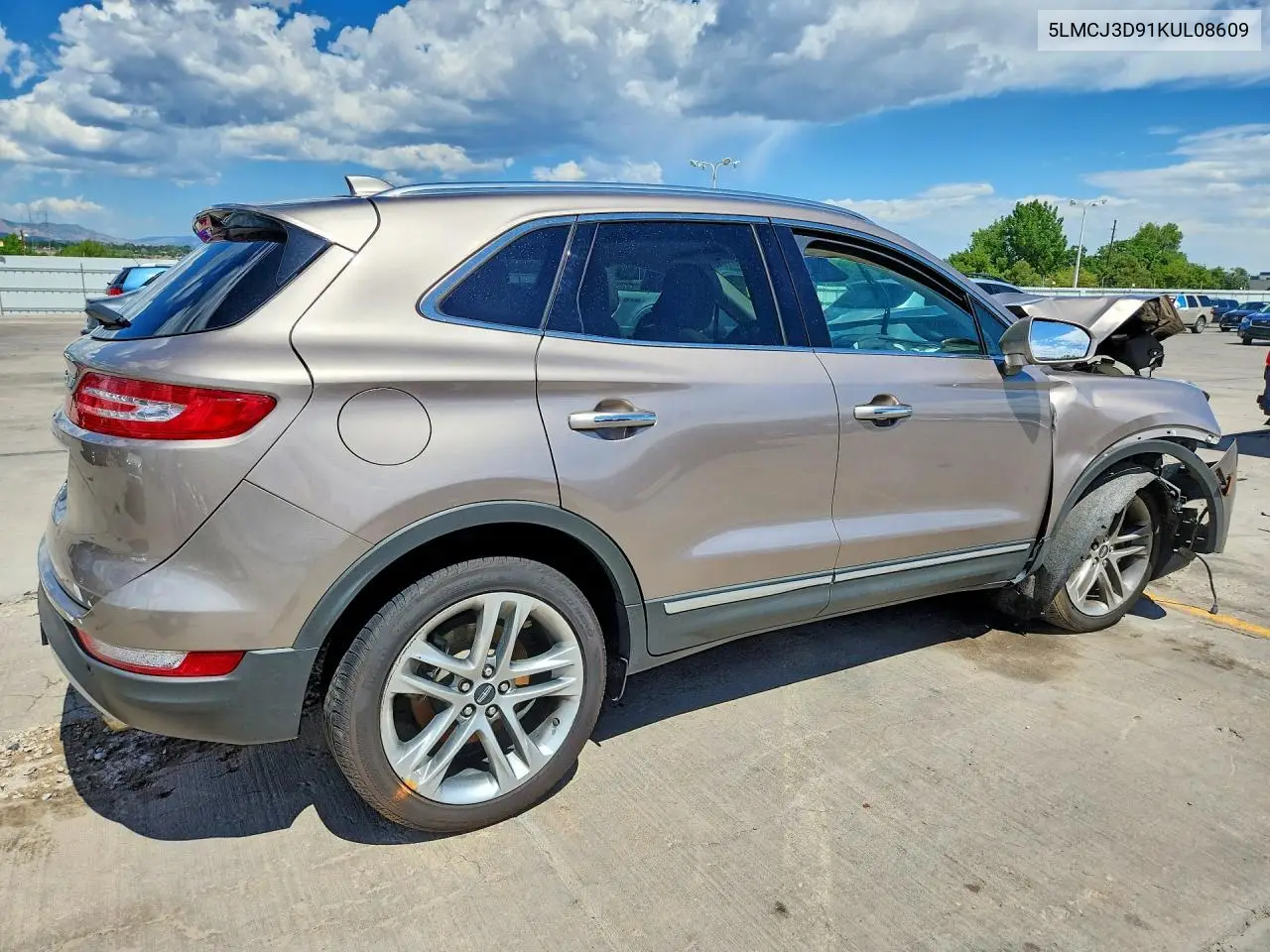 2019 Lincoln Mkc Reserve VIN: 5LMCJ3D91KUL08609 Lot: 58401116
