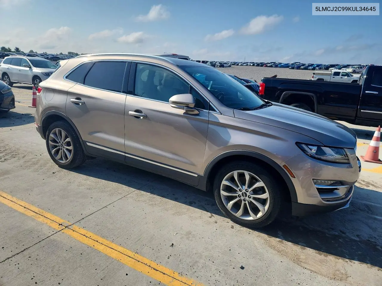 2019 Lincoln Mkc Select VIN: 5LMCJ2C99KUL34645 Lot: 58488466
