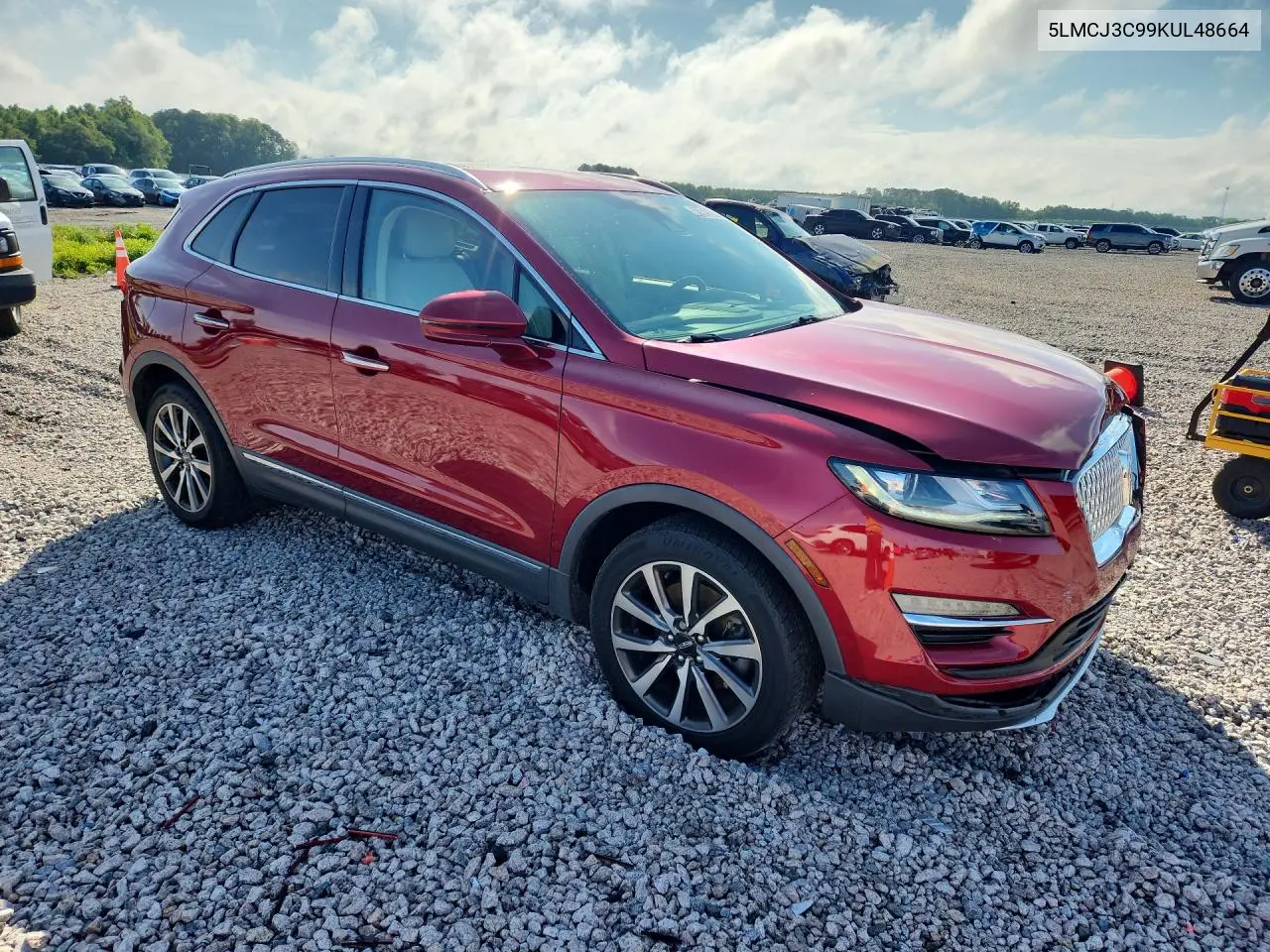 2019 Lincoln Mkc Reserve VIN: 5LMCJ3C99KUL48664 Lot: 58546056