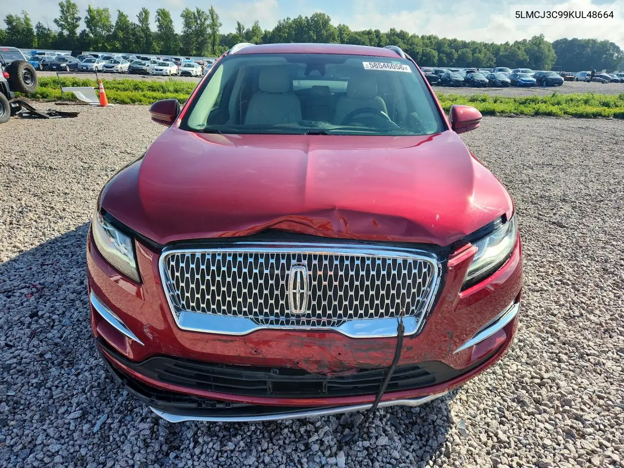 2019 Lincoln Mkc Reserve VIN: 5LMCJ3C99KUL48664 Lot: 58546056