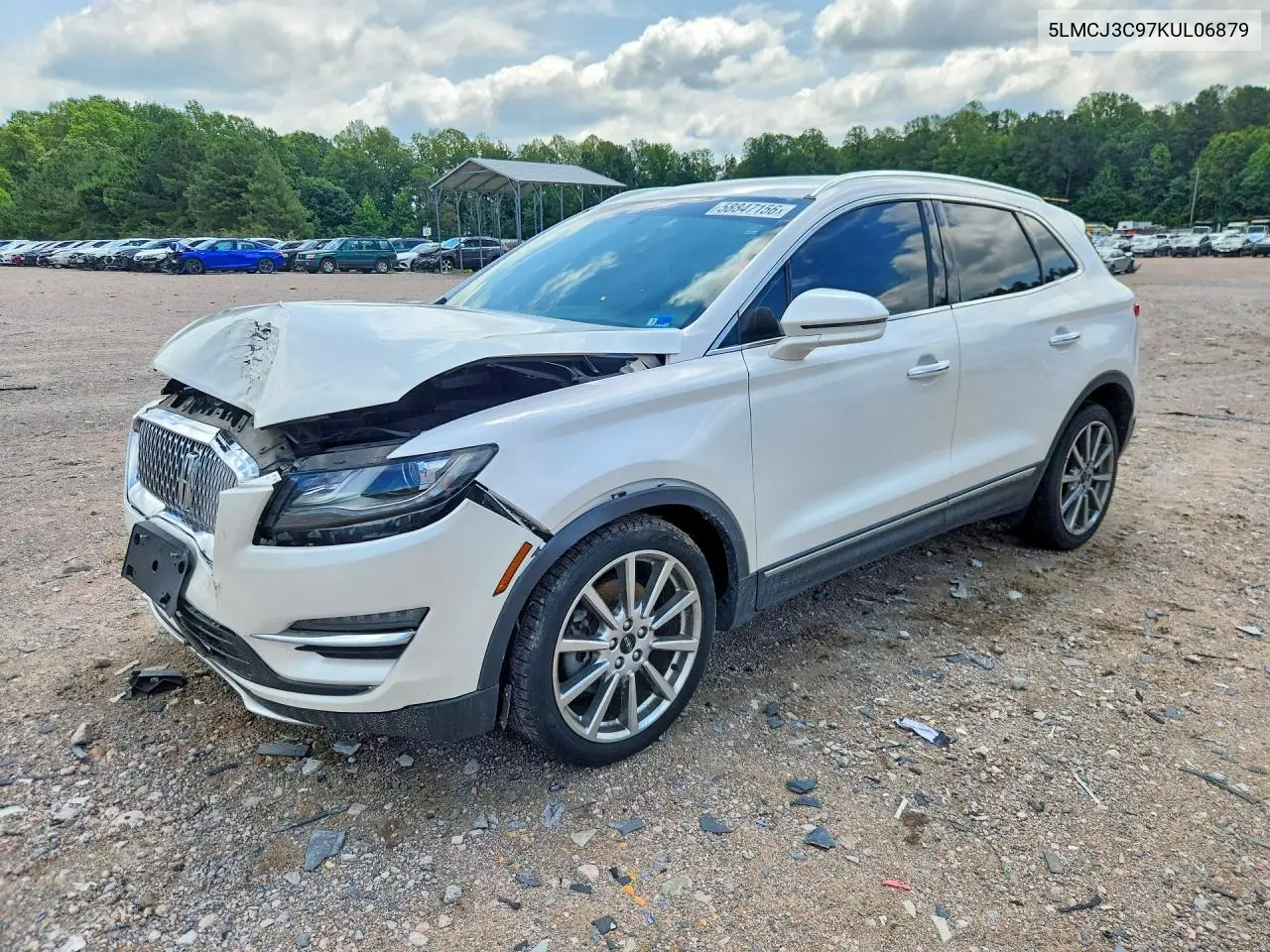2019 Lincoln Mkc Reserve VIN: 5LMCJ3C97KUL06879 Lot: 58847156