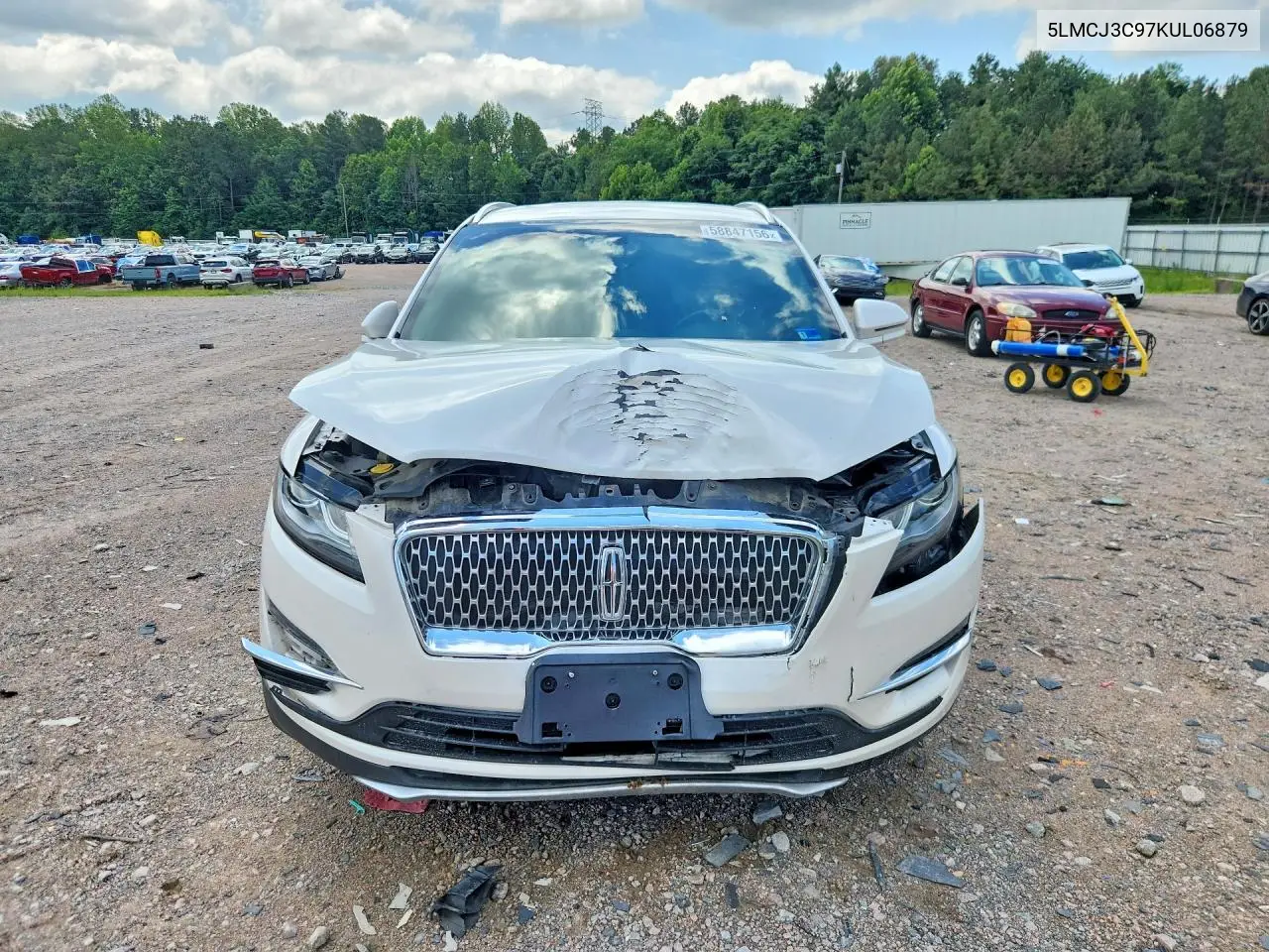 2019 Lincoln Mkc Reserve VIN: 5LMCJ3C97KUL06879 Lot: 58847156