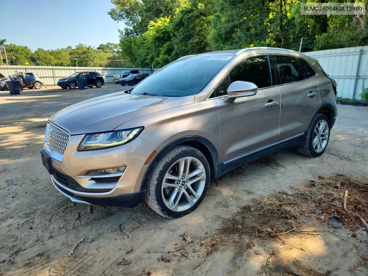 2019 Lincoln Mkc Reserve VIN: 5LMCJ3D94KUL12900 Lot: 59286226