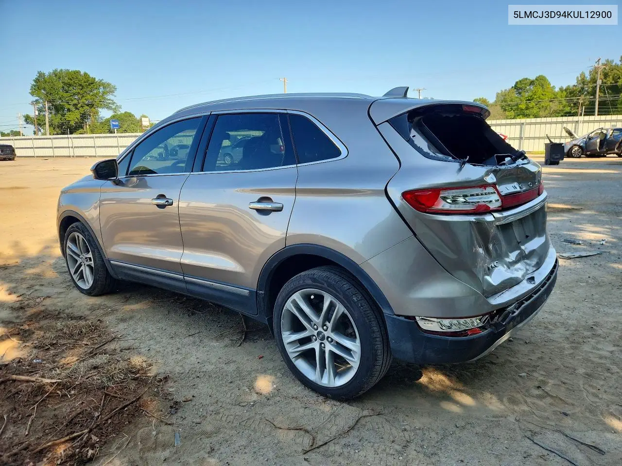 2019 Lincoln Mkc Reserve VIN: 5LMCJ3D94KUL12900 Lot: 59286226