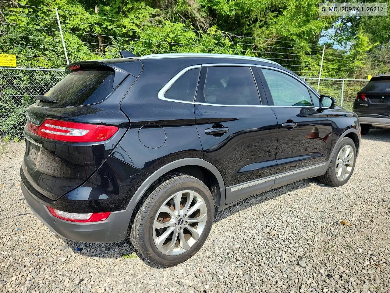 2019 Lincoln Mkc Select VIN: 5LMCJ2D95KUL26217 Lot: 59969586
