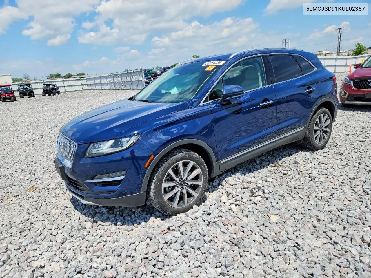 2019 Lincoln Mkc Reserve VIN: 5LMCJ3D91KUL02387 Lot: 59981086