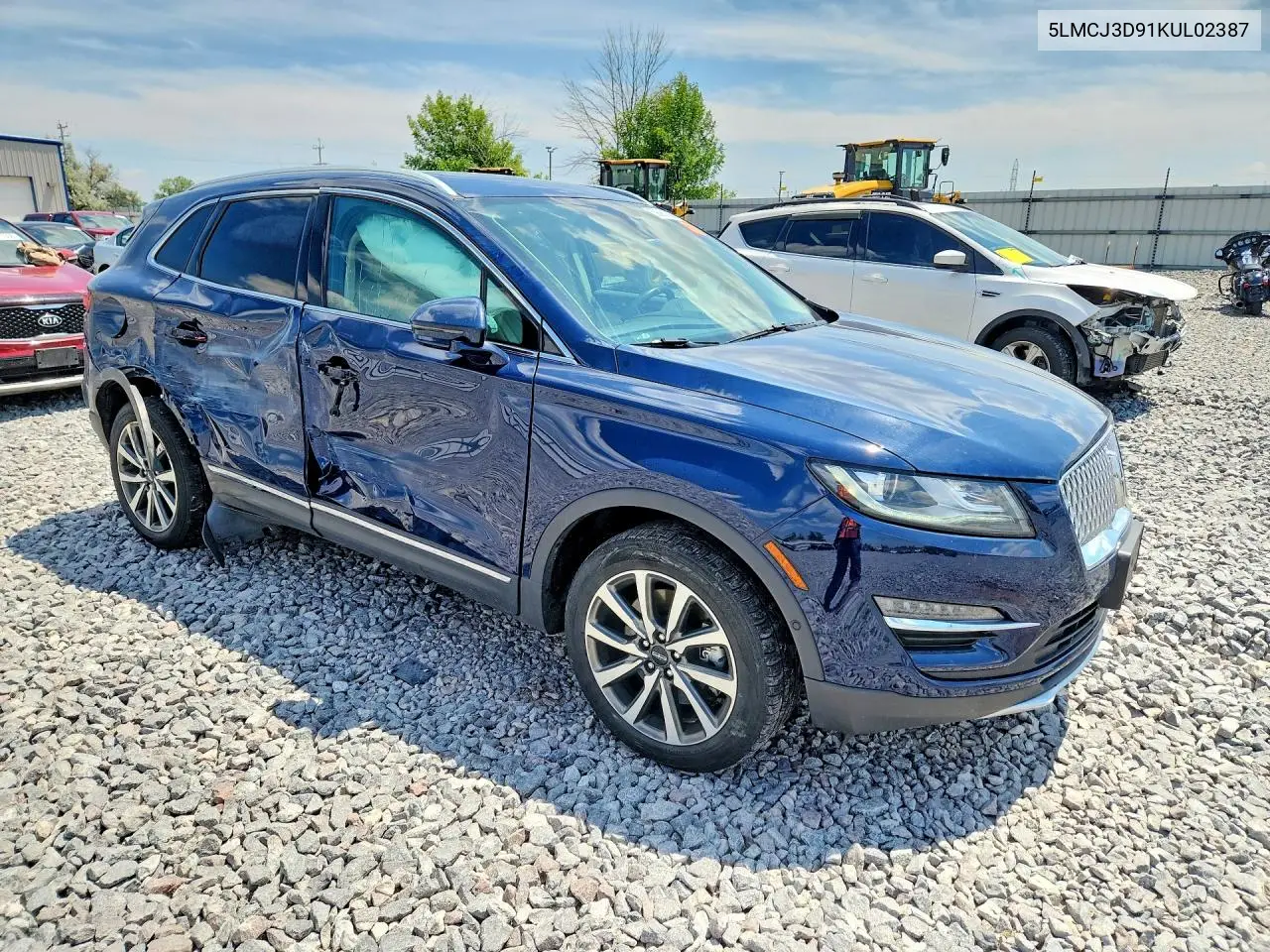 2019 Lincoln Mkc Reserve VIN: 5LMCJ3D91KUL02387 Lot: 59981086