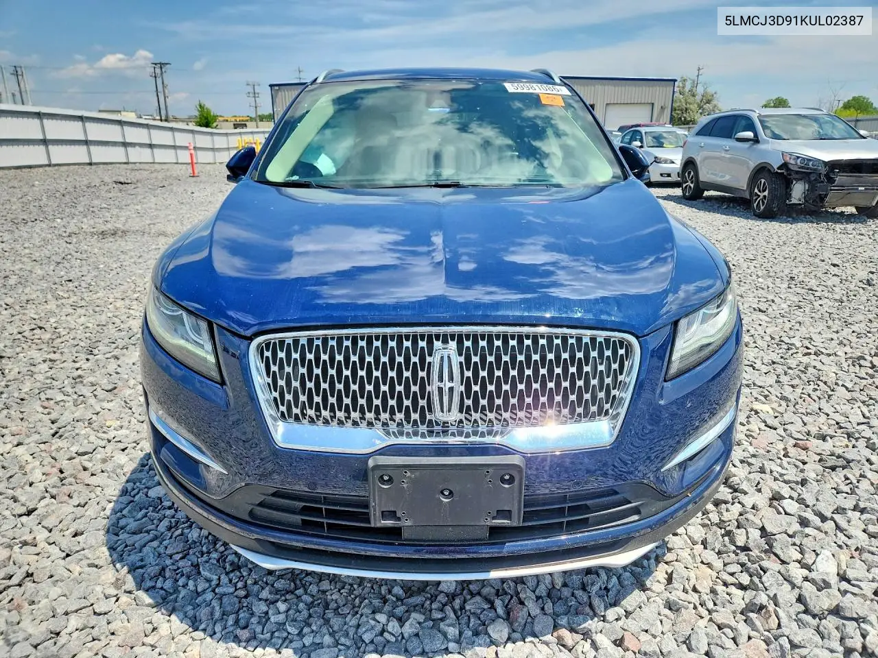 2019 Lincoln Mkc Reserve VIN: 5LMCJ3D91KUL02387 Lot: 59981086