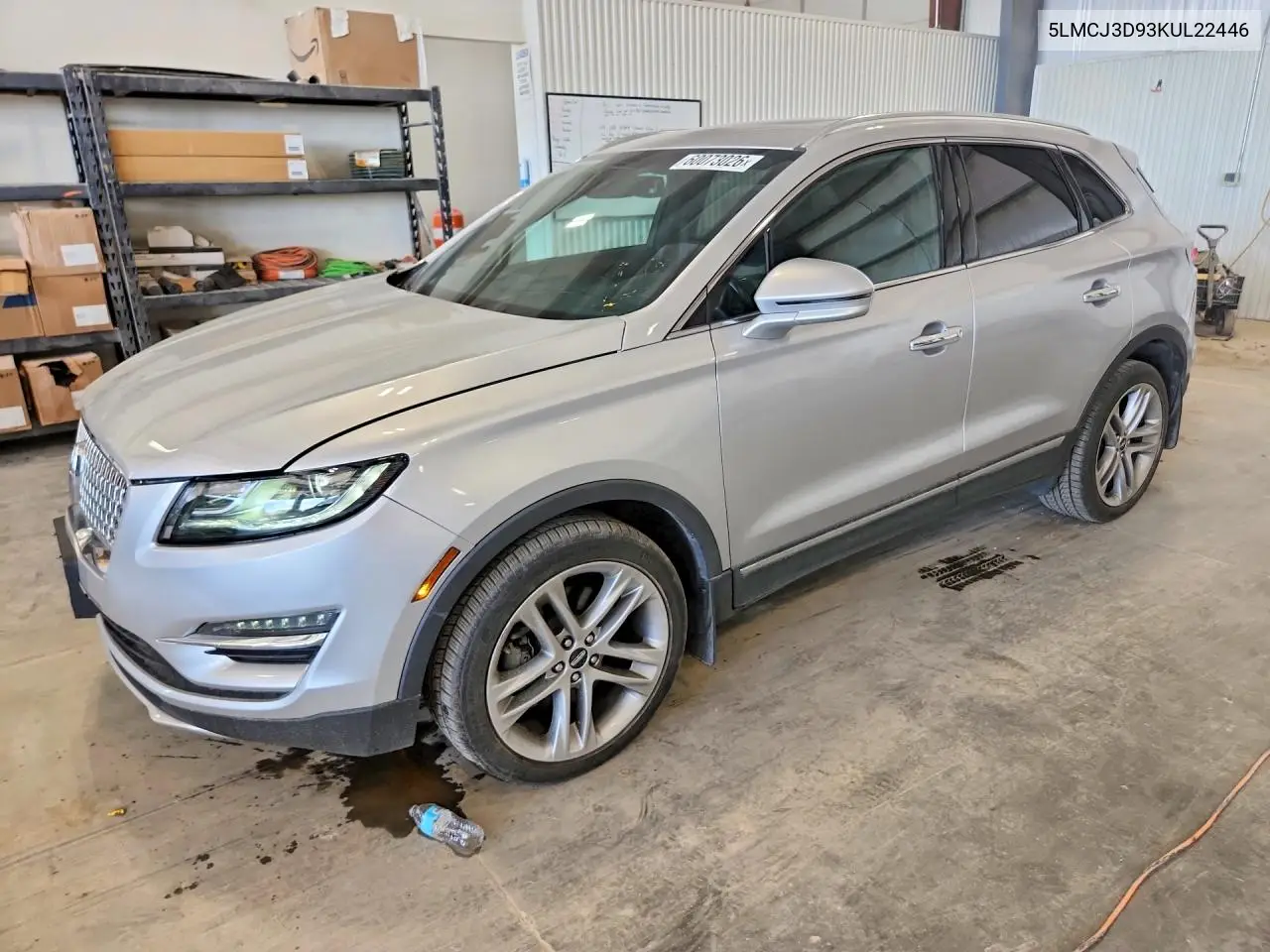 2019 Lincoln Mkc Reserve VIN: 5LMCJ3D93KUL22446 Lot: 60073026