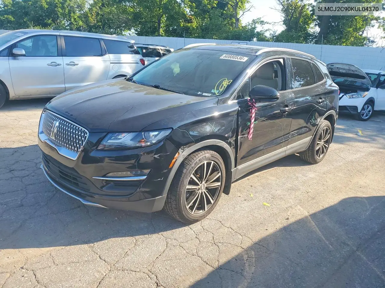 2019 Lincoln Mkc Select VIN: 5LMCJ2C90KUL04370 Lot: 60880536